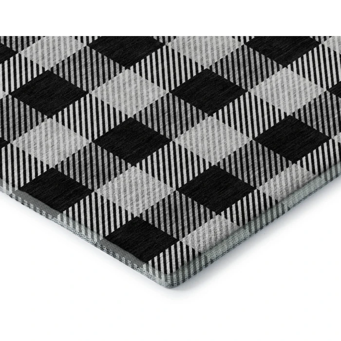 Addison Mayfield Black AMF924 - 8ft. Round Rug