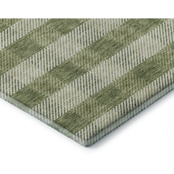 Addison Mayfield Green AMF924 - 8ft. Round Rug