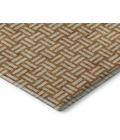 Addison Mayfield Orange AMF925 - 8ft. Round Rug