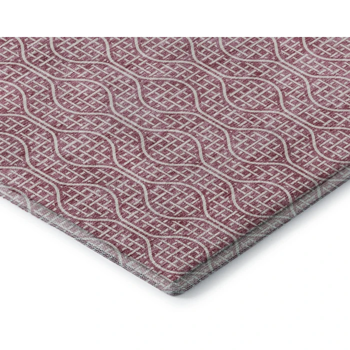 Addison Mayfield Pink AMF926 - 8ft. Round Rug