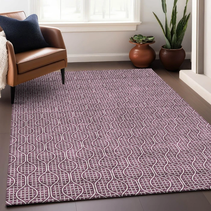 Addison Mayfield Purple AMF926 2ft. 3in. x 7ft. 6in. Rect. Rug
