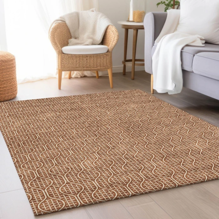 Addison Mayfield Orange AMF926 2ft. 3in. x 7ft. 6in. Rect. Rug