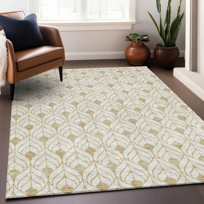 Addison Mayfield Gold AMF927 2ft. 3in. x 7ft. 6in. Rect. Rug