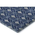 Addison Mayfield Blue AMF927 - 8ft. Round Rug