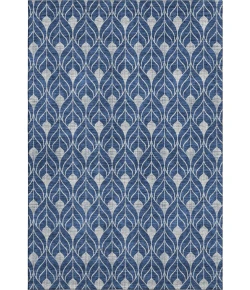 Addison Mayfield Blue AMF927 - 8ft. Round Rug
