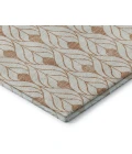 Addison Mayfield Orange AMF927 - 8ft. Round Rug