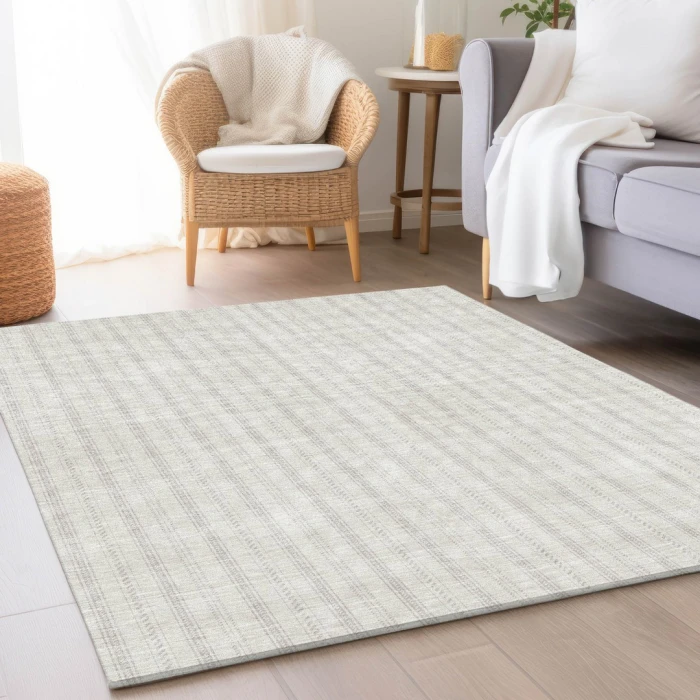 Addison Mayfield Ivory AMF929 - 8ft. Round Rug