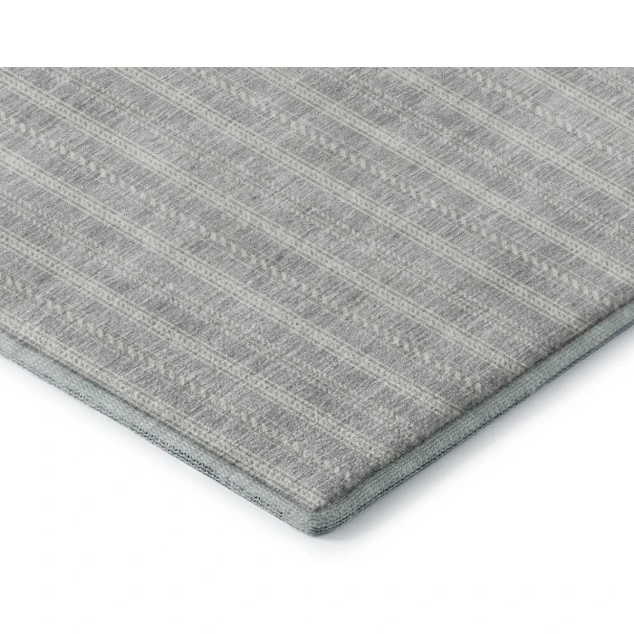 Addison Mayfield Gray AMF929 - 8ft. Round Rug