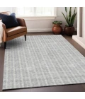 Addison Mayfield Gray AMF929 - 8ft. Round Rug