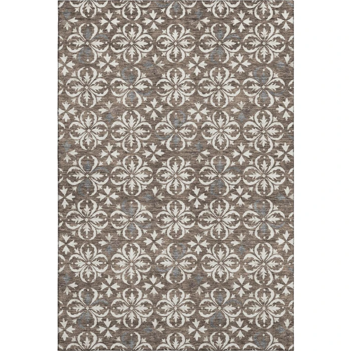 Addison Mayfield Brown AMF930 - 8ft. Round Rug