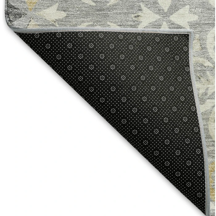 Addison Mayfield Gray AMF930 - 8ft. Round Rug