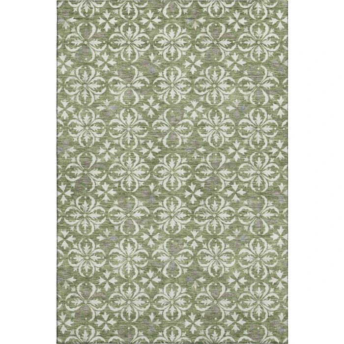 Addison Mayfield Green AMF930 - 8ft. Round Rug