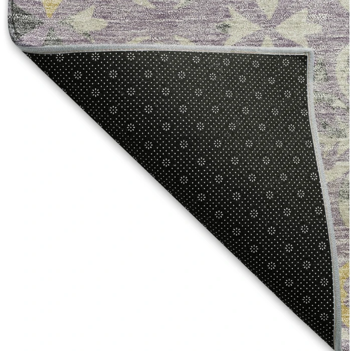 Addison Mayfield Purple AMF930 - 8ft. Round Rug