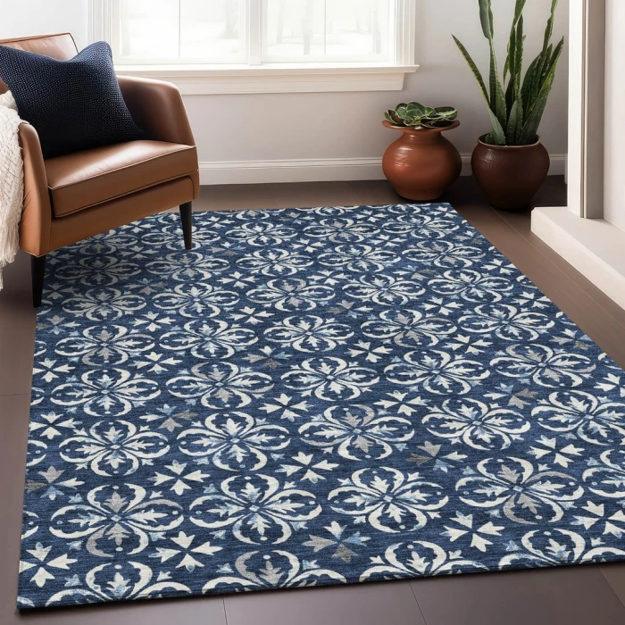 Addison Mayfield Blue AMF930 5ft. x 7ft. 6in. Rect. Rug