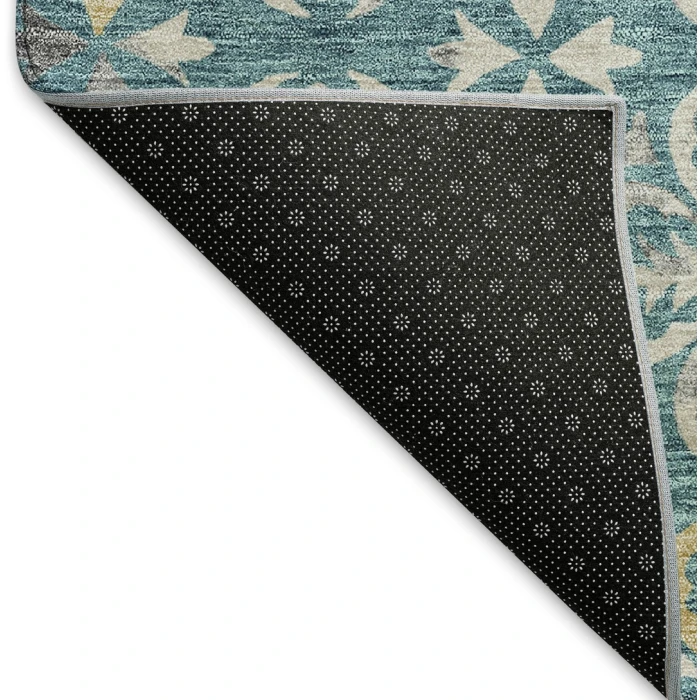 Addison Mayfield Teal AMF930 2ft. 3in. x 7ft. 6in. Rect. Rug