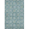 Addison Mayfield Teal AMF930 - 8ft. Round Rug