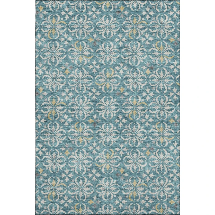 Addison Mayfield Teal AMF930 2ft. 3in. x 7ft. 6in. Rect. Rug