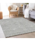 Addison Mayfield Gray AMF934 - 8ft. Round Rug