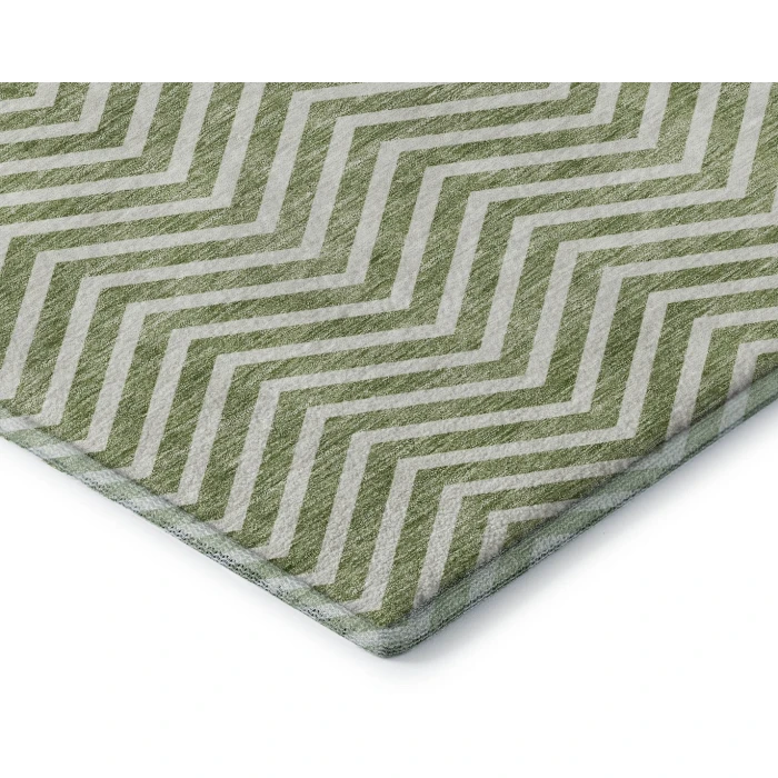 Addison Mayfield Green AMF934 2ft. 3in. x 7ft. 6in. Rect. Rug