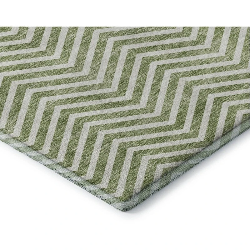 Addison Mayfield Green AMF934 9ft. x 12ft. Rect. Rug