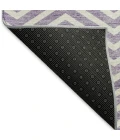 Addison Mayfield Purple AMF934 - 8ft. Round Rug