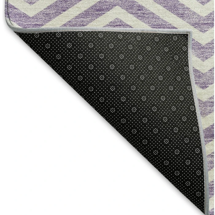 Addison Mayfield Purple AMF934 - 8ft. Round Rug
