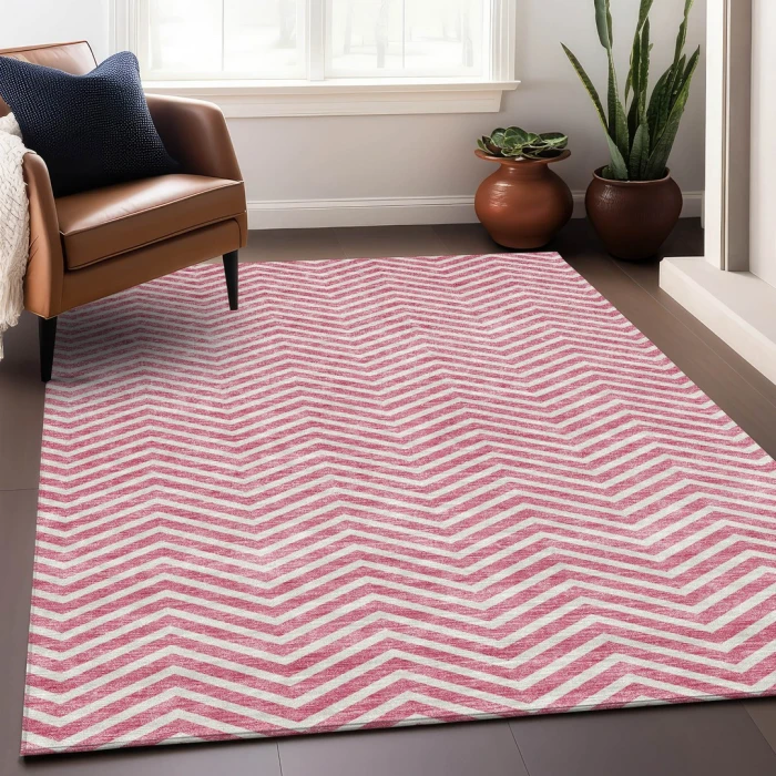 Addison Mayfield Pink AMF934 8ft. x 10ft. Rect. Rug
