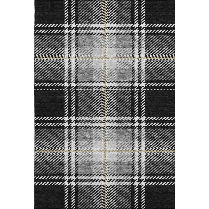 Addison Mayfield Black AMF935 9ft. x 12ft. Rect. Rug