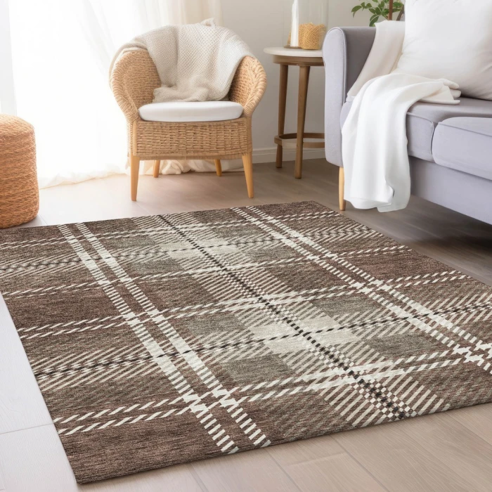 Addison Mayfield Brown AMF935 9ft. x 12ft. Rect. Rug