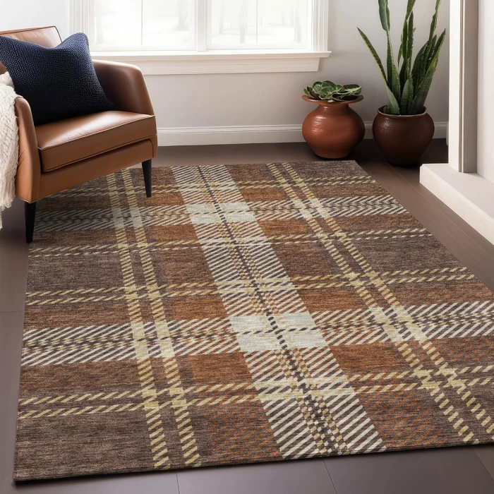 Addison Mayfield Brown AMF935 2ft. 3in. x 7ft. 6in. Rect. Rug