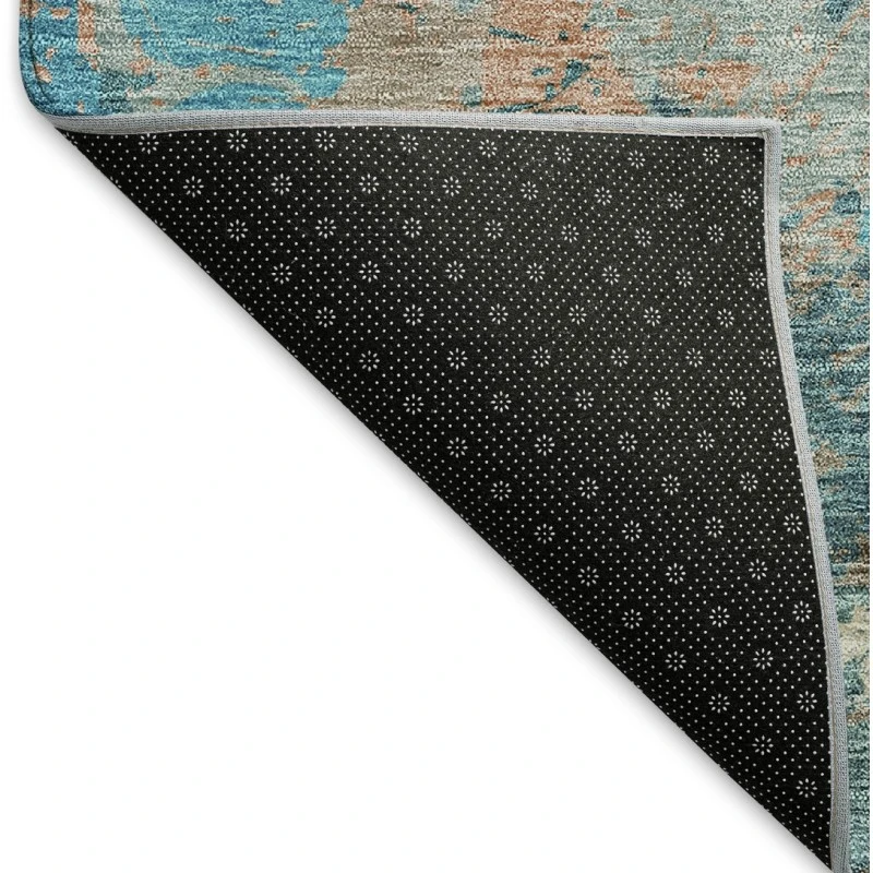 Addison Mayfield Teal AMF936 - 8ft. Round Rug