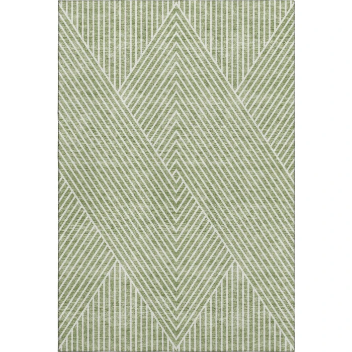 Addison Mayfield Green AMF937 - 8ft. Round Rug