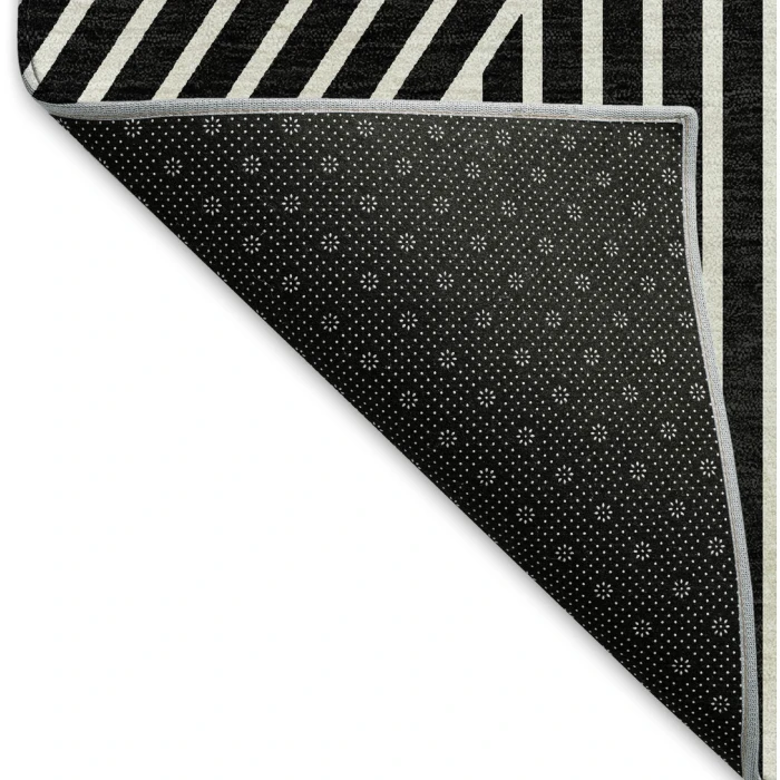 Addison Mayfield Black AMF937 - 8ft. Round Rug
