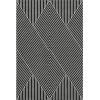 Addison Mayfield Black AMF937 - 8ft. Round Rug
