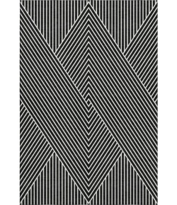 Addison Mayfield Black AMF937 - 8ft. Round Rug