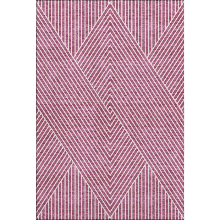 Addison Mayfield Pink AMF937 - 8ft. Round Rug