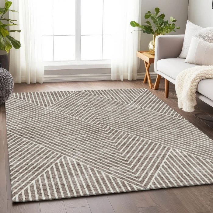 Addison Mayfield Brown AMF937 5ft. x 7ft. 6in. Rect. Rug
