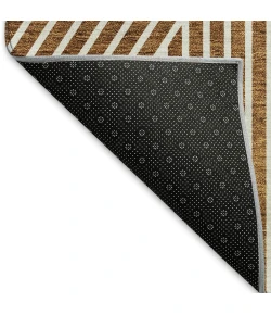 Addison Mayfield Orange AMF937 - 8ft. Round Rug
