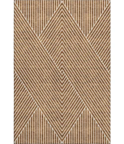 Addison Mayfield Orange AMF937 - 8ft. Round Rug