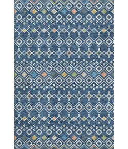 Addison Mayfield Blue AMF938 - 8ft. Round Rug