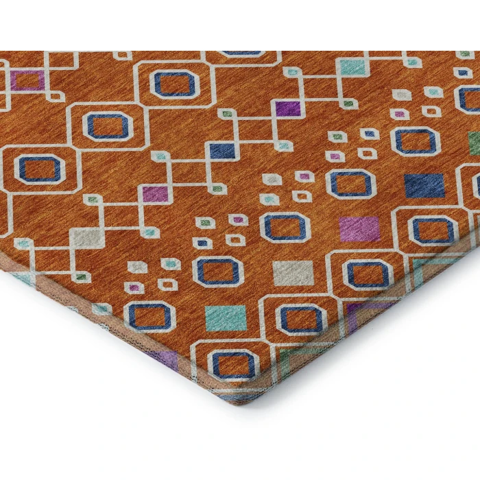 Addison Mayfield Orange AMF938 8ft. x 10ft. Rect. Rug