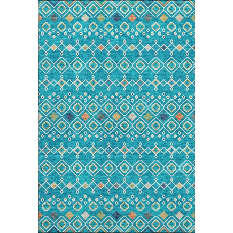 Addison Mayfield Teal AMF938 9ft. x 12ft. Rect. Rug