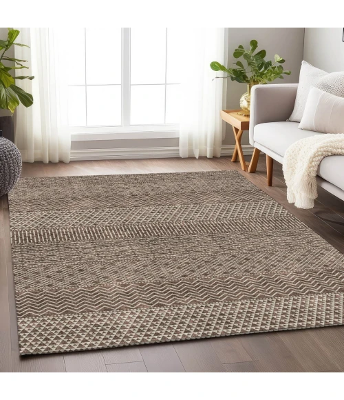 Addison Mayfield Brown AMF939 8ft. x 10ft. Rect. Rug