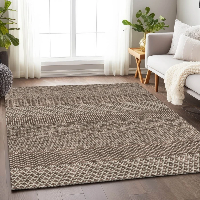 Addison Mayfield Brown AMF939 2ft. 3in. x 7ft. 6in. Rect. Rug