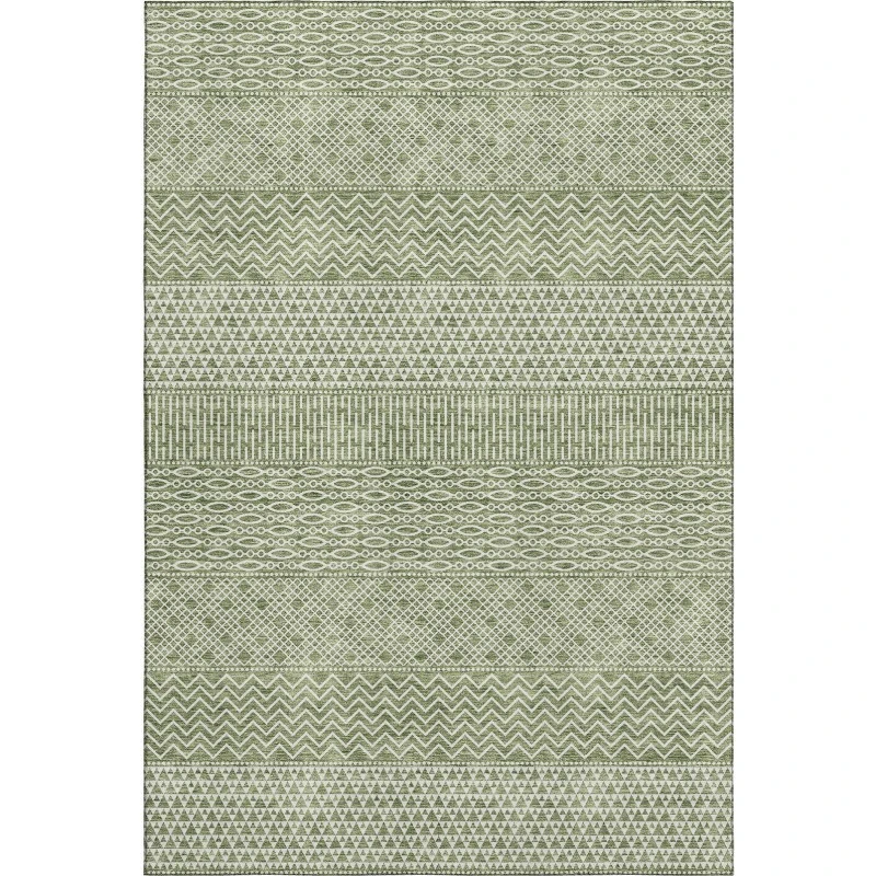 Addison Mayfield Green AMF939 9ft. x 12ft. Rect. Rug