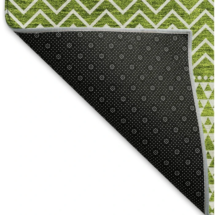 Addison Mayfield Green AMF939 - 8ft. Round Rug