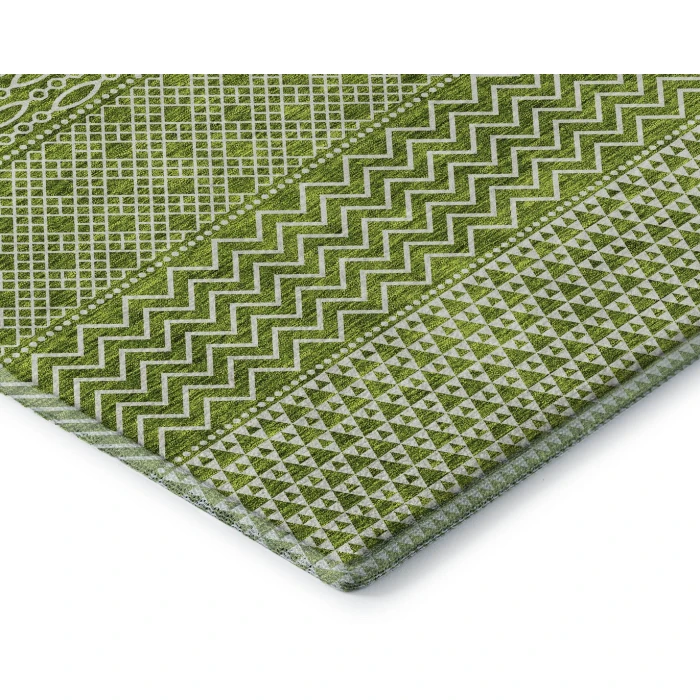 Addison Mayfield Green AMF939 - 8ft. Round Rug