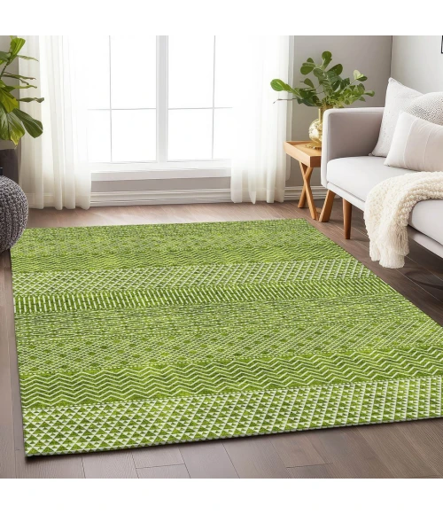 Addison Mayfield Green AMF939 8ft. x 10ft. Rect. Rug