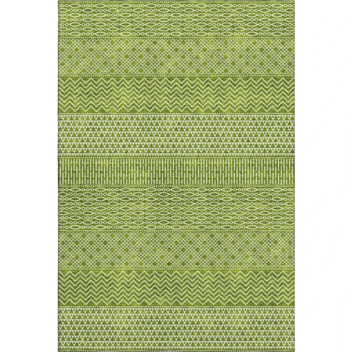 Addison Mayfield Green AMF939 - 8ft. Round Rug