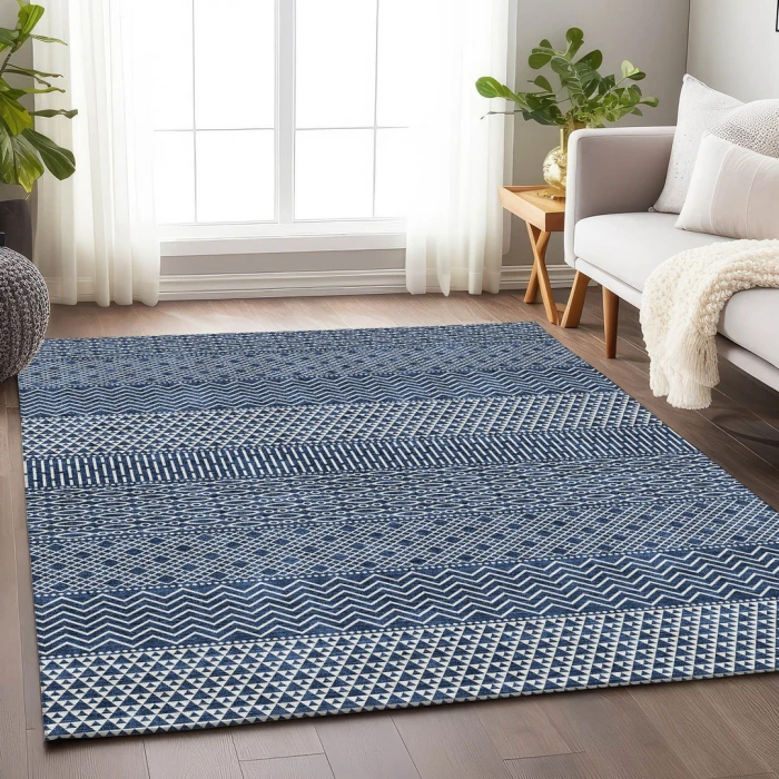 Addison Mayfield Blue AMF939 5ft. x 7ft. 6in. Rect. Rug